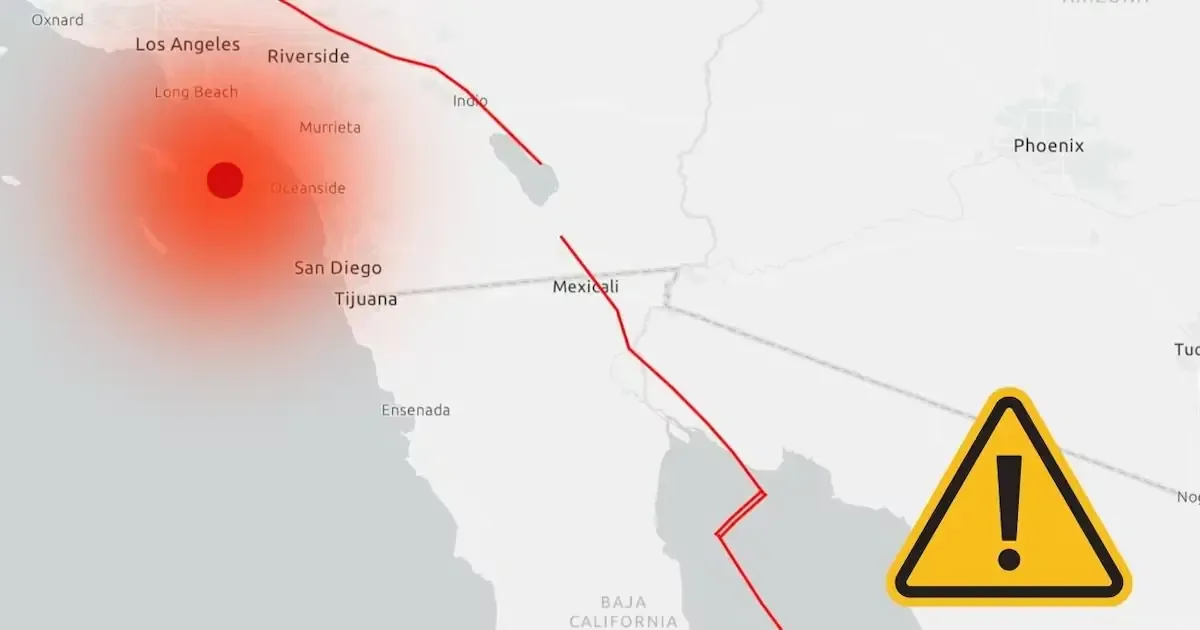 Un temblor se registró frente a la costa californiana sin afectar la infraestructura local.