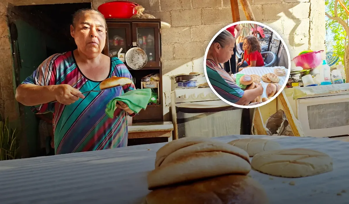 Sonia Núñez Herrera hornea pan como símbolo de resiliencia y comunidad en Culiacán.