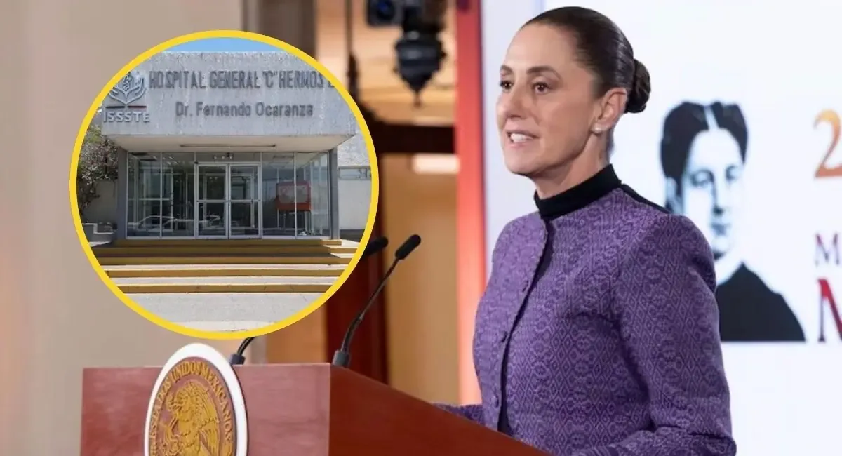 La presidenta Claudia Sheinbaum resalta la inversión en Sonora y la modernización del hospital en Hermosillo.