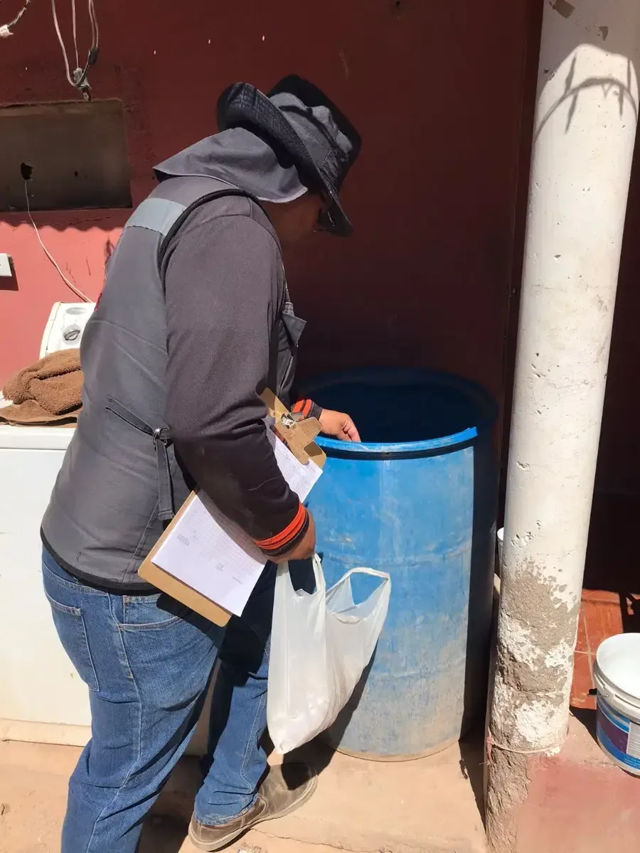 La Secretaría de Salud llama a limpiar hogares para evitar criaderos de mosquitos.