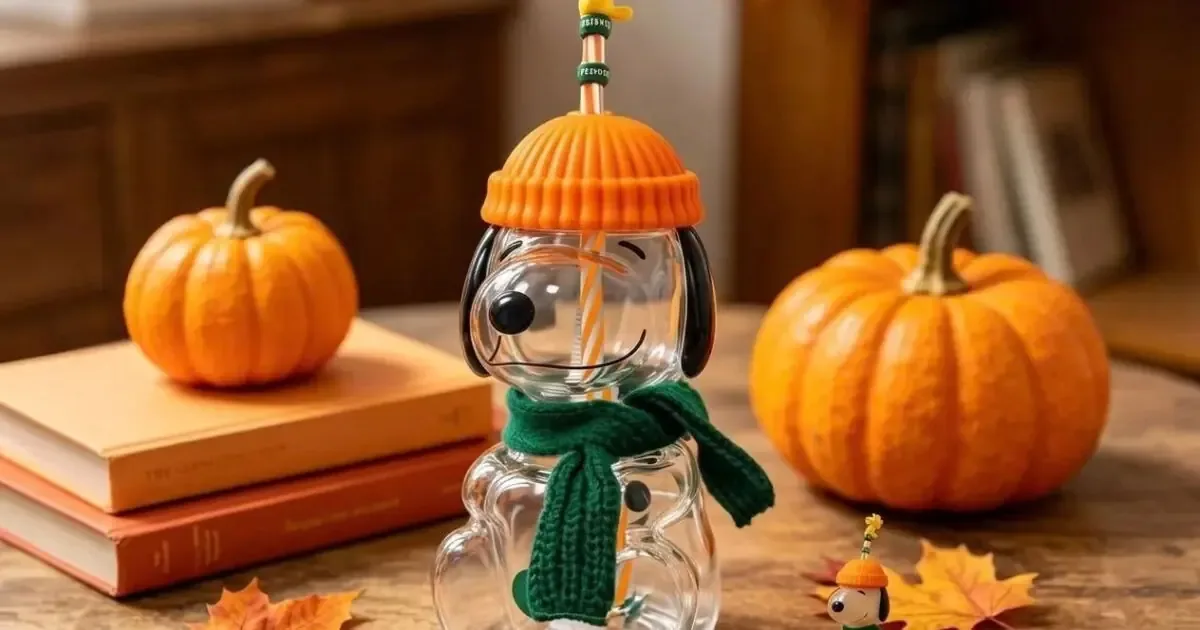 La edición limitada del vaso Snoopy llega solo a tiendas seleccionadas.