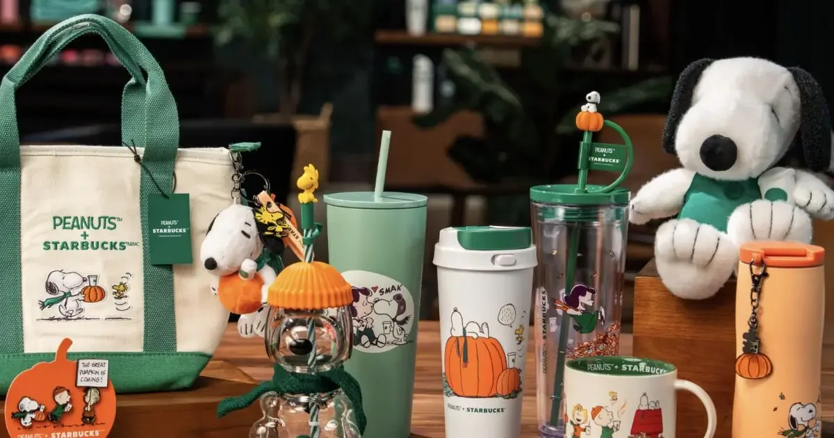 La nueva colección de Starbucks y Snoopy busca mantener el interés y evitar el desabastecimiento de productos populares.