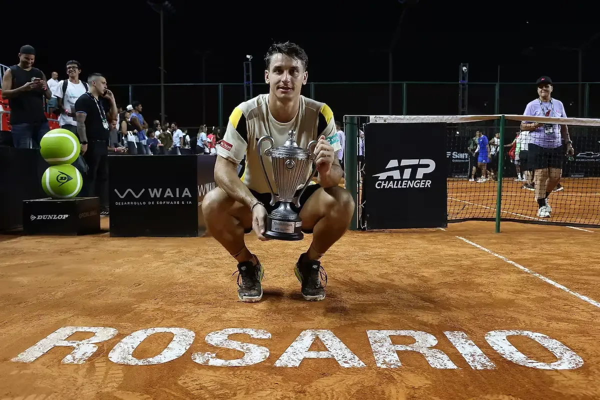 Su victoria lo eleva al puesto 45 del ranking y prepara su gira por polvo de ladrillo.
