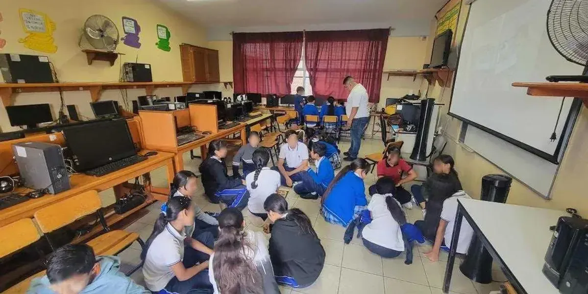 La Fiscalía del Estado imparte pláticas para proteger a estudiantes frente a la violencia escolar y sobre uso seguro de redes.