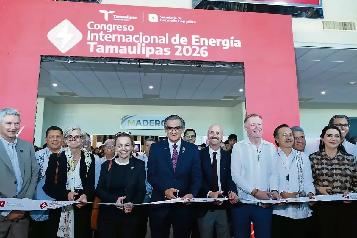 El gobernador Américo Villarreal destaca oportunidades para el desarrollo energético en el Congreso Internacional de Energía 2026.