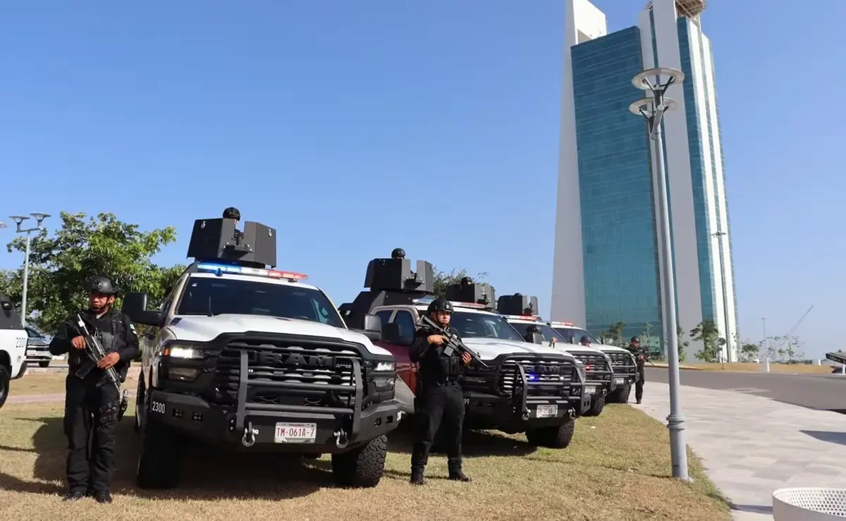 El gobernador Américo Villarreal destaca mejoras en la seguridad y vigilancia en la entidad.
