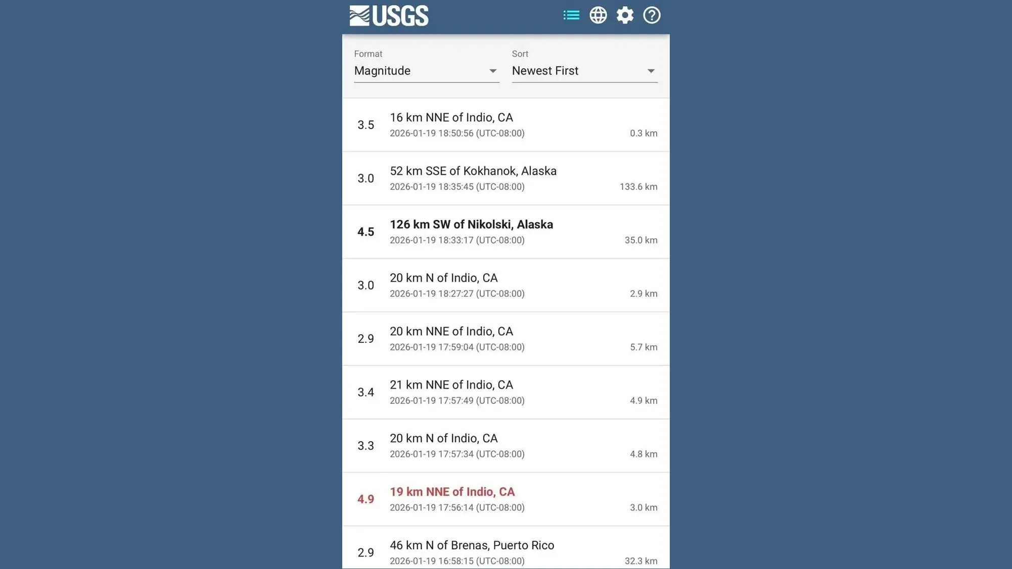Temblores se sienten en varias zonas de Tijuana tras el sismo de 4.9.