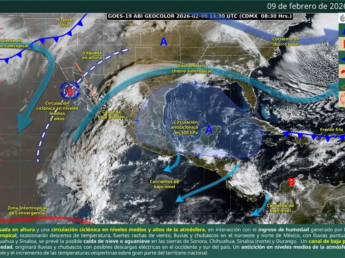 Temperaturas extremas y lluvias afectarán diversas regiones del país esta semana.