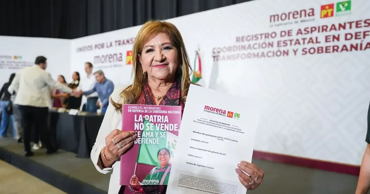 La diputada con licencia busca impulsar la transformación en Sinaloa para las elecciones de 2027.