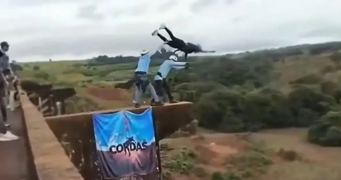 Higor Ferreira relata cómo escapó de un trágico destino en el puente.