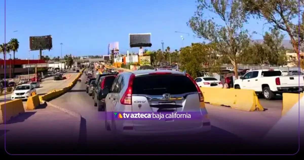 Los cruces fronterizos de Tijuana experimentan tiempos de espera variables este sábado.