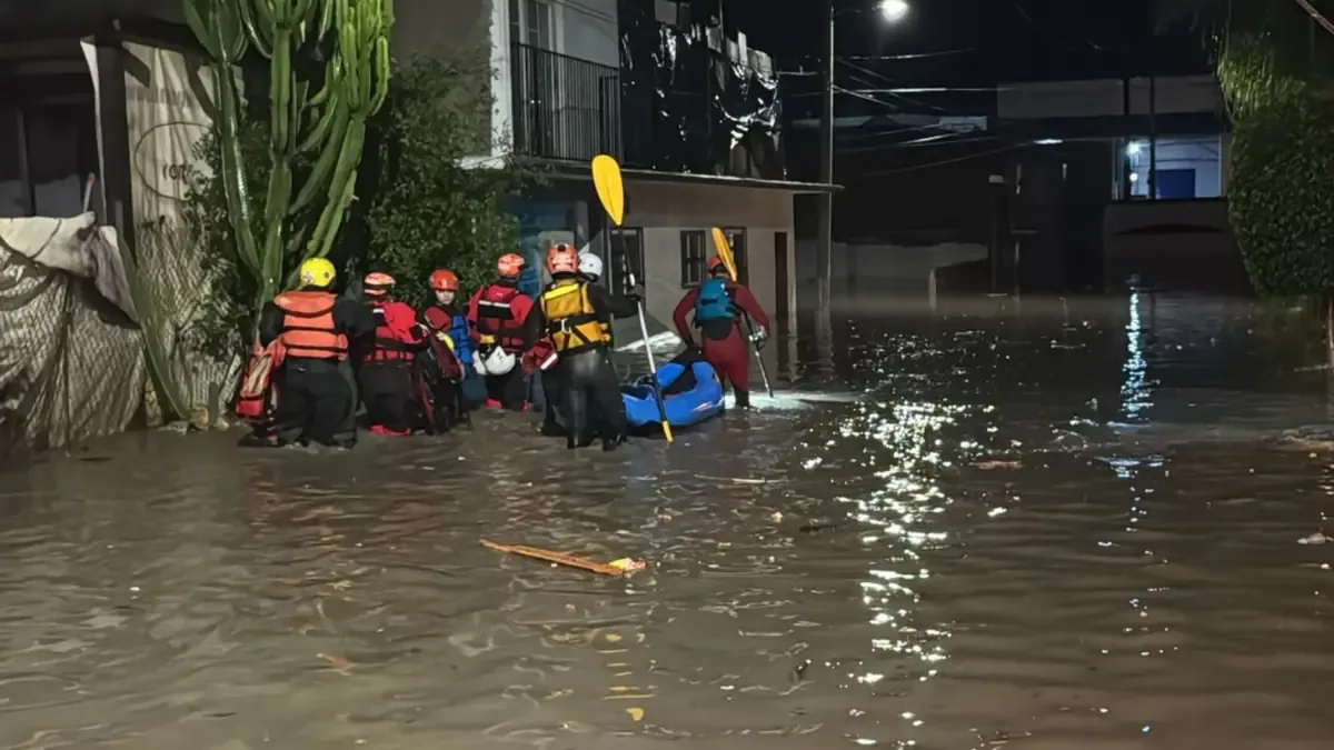La tormenta Rachel dejó incidentes que llevaron a rescates y habilitación de albergues temporales en la ciudad.