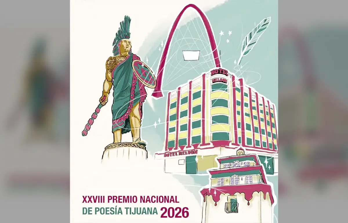 El Premio Nacional de Poesía Tijuana 2026 premiará con 90 mil pesos y una publicación al ganador.