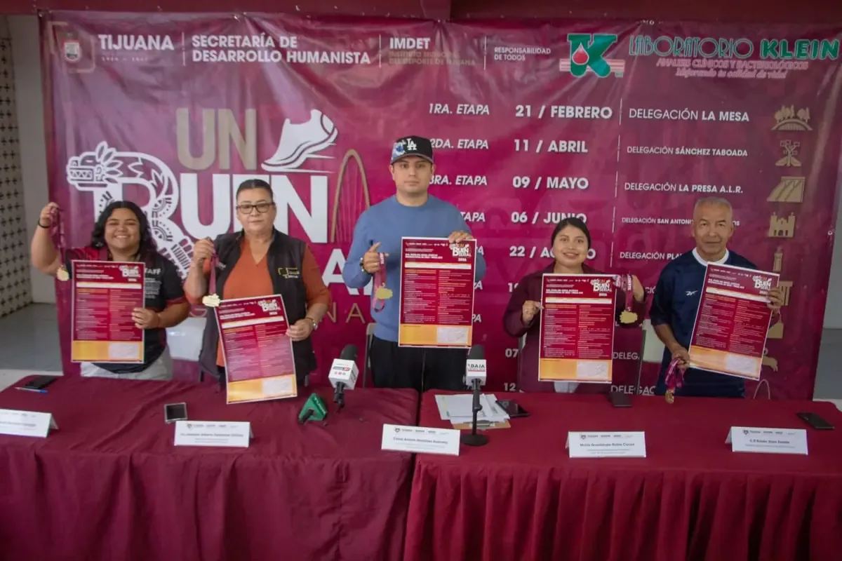 La carrera de 5 kilómetros promueve la convivencia y hábitos saludables entre los tijuanenses.