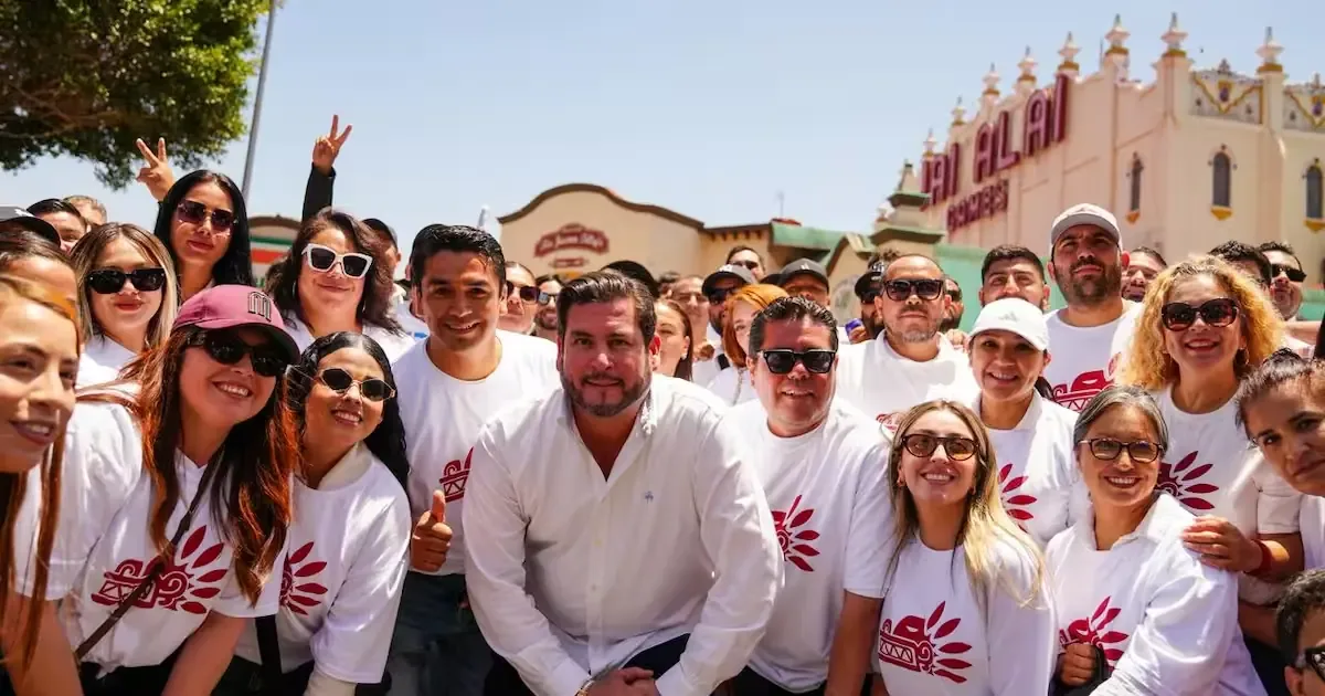 Ismael Burgueño destaca el apoyo de la ciudad al proyecto transformador de la presidenta.