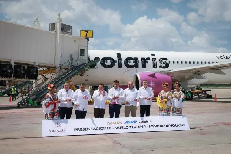 La nueva ruta aérea fortalecerá el turismo y comercio entre Yucatán y el norte de México.