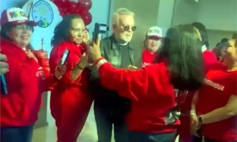 Tino Fernández durante la celebración del 45 aniversario de Parchís en Monterrey.
