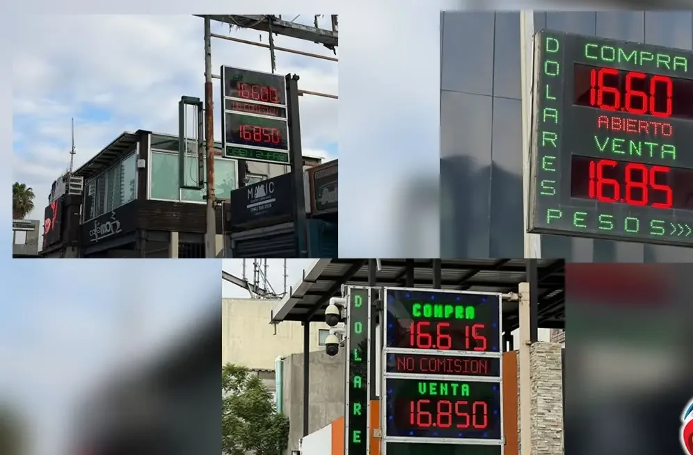 El dólar se vende a precios estables en Tijuana, marcando 16.86 pesos.
