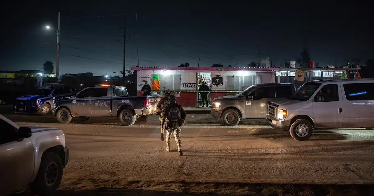 Tiroteo en tienda de abarrotes en Ojo de Agua, Tijuana, deja un muerto.