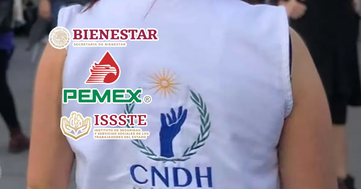 Titulares de Pemex e ISSSTE citados por la CNDH para comparecencias.