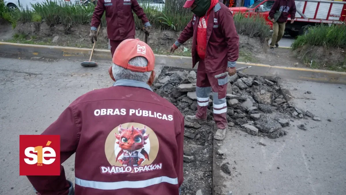 La rehabilitación de la calle Humboldt en Toluca avanza, pero vecinos temen daños a sus propiedades.