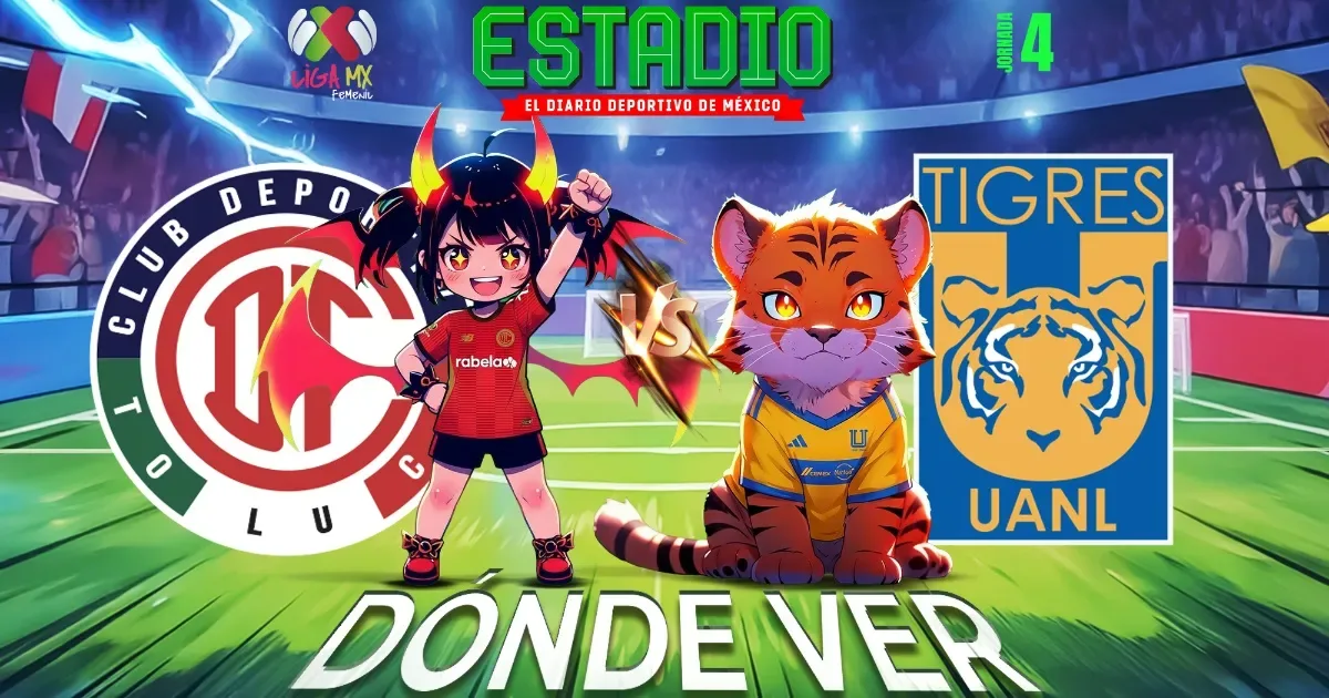 Toluca Femenil y Tigres se preparan para un emocionante duelo en el Estadio Nemesio Diez.