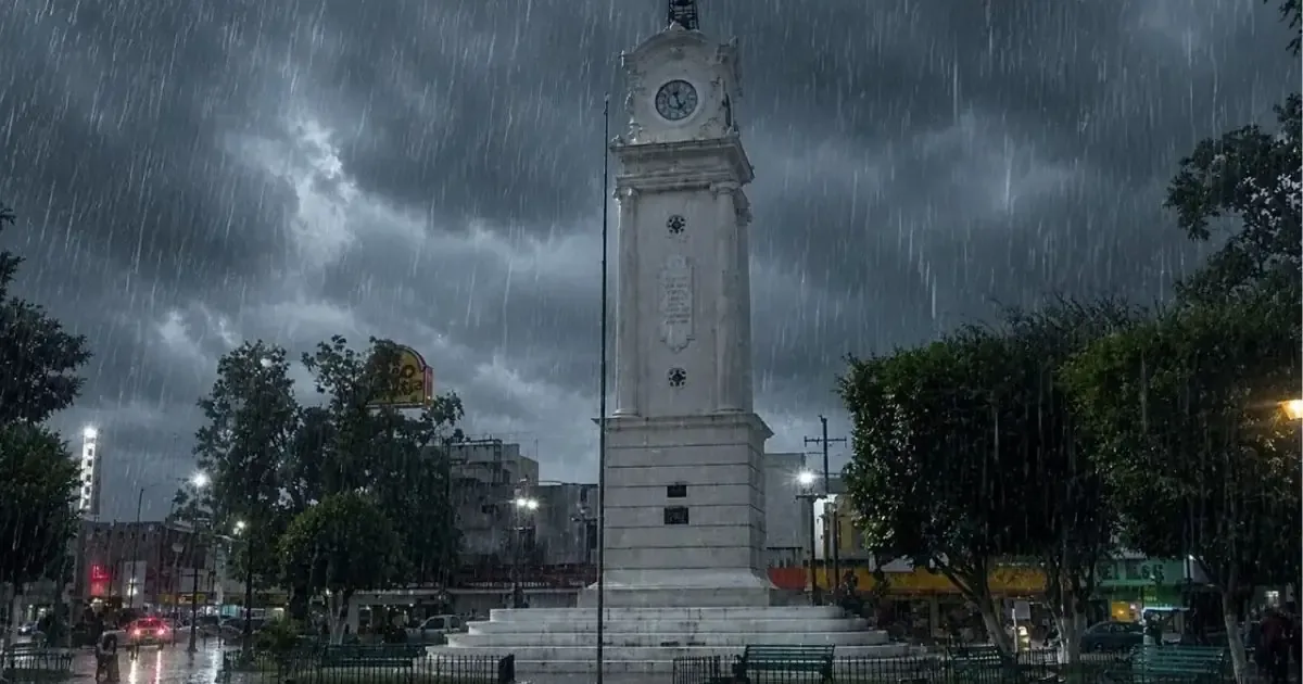 Se anticipan lluvias y temperaturas altas, aumentando el riesgo de tormentas.