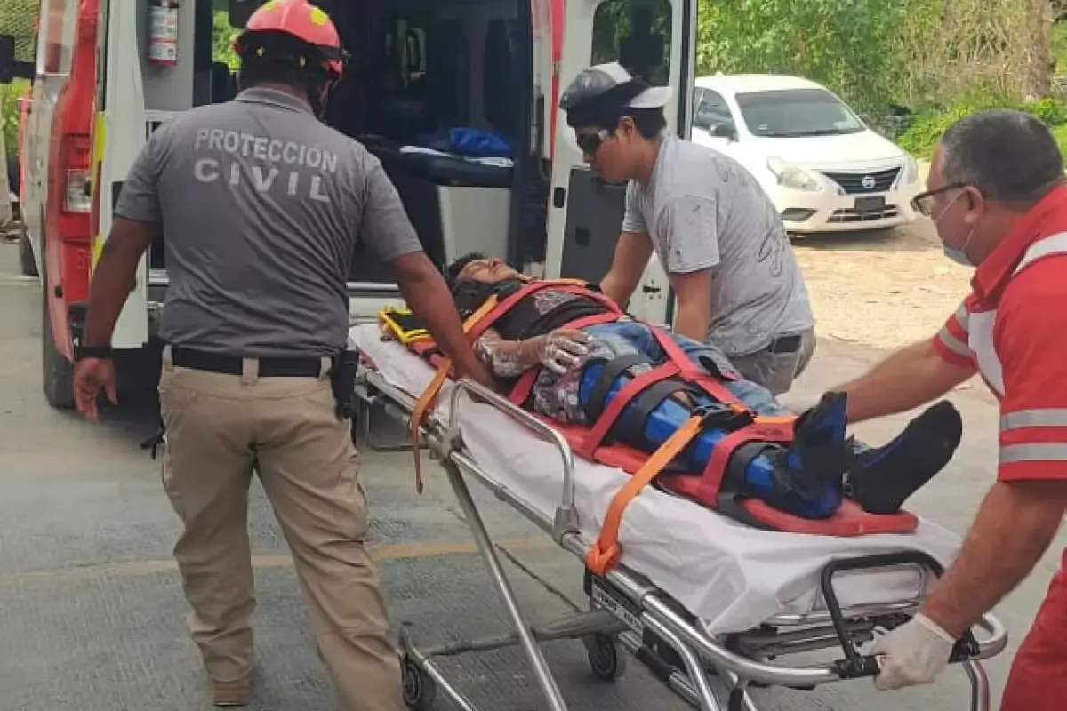 El accidente ocurrió mientras el empleado realizaba trabajos de pintura en un segundo nivel.