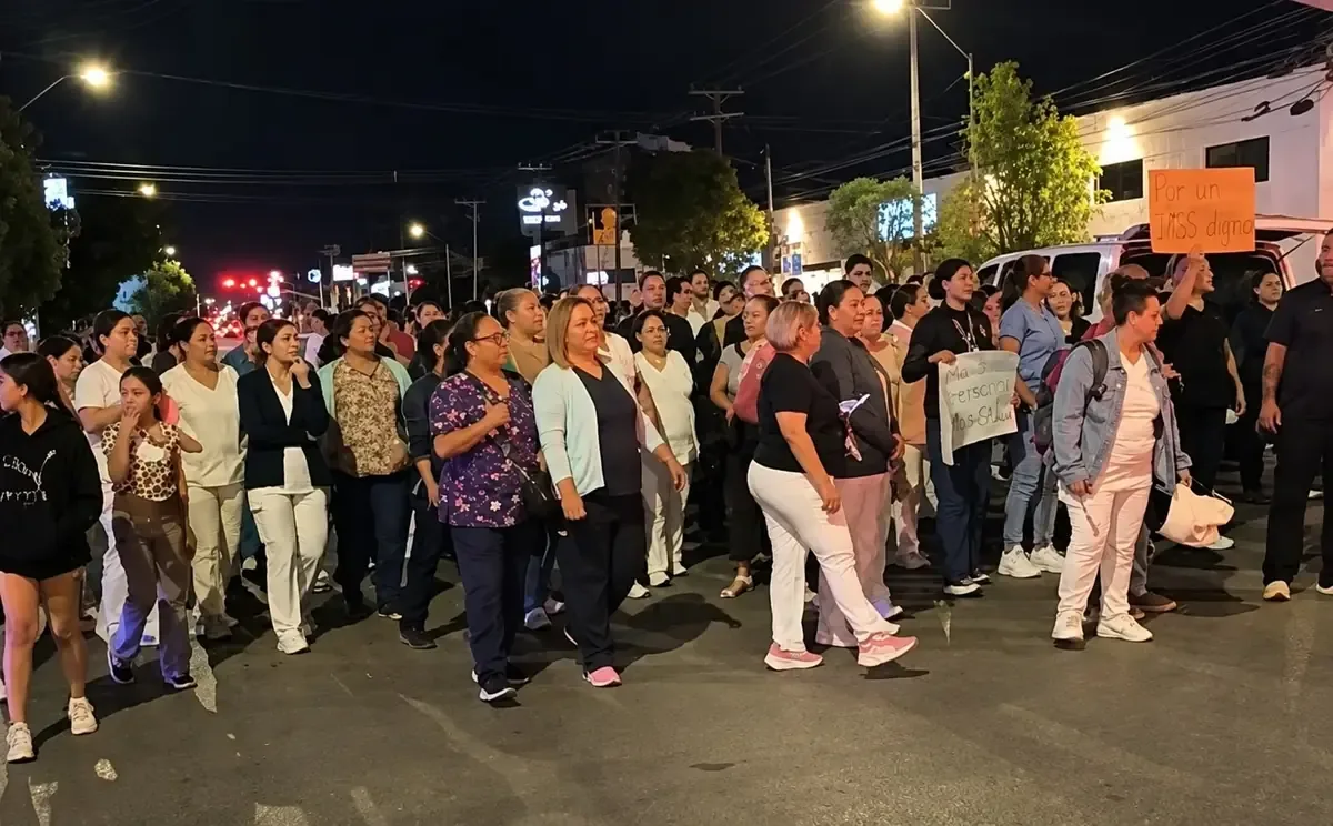 La movilización busca condiciones laborales justas y un aumento salarial superior al 2.9 por ciento ofrecido.