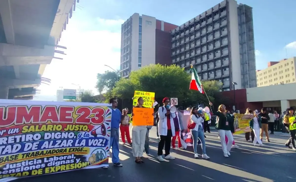 Los trabajadores del IMSS demandan mejores condiciones laborales y abasto de insumos médicos.
