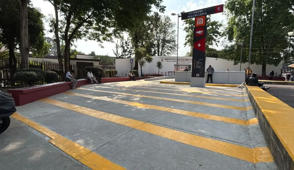 Trabajos de rehabilitación concluyen en la estación Ferrería del Metro.