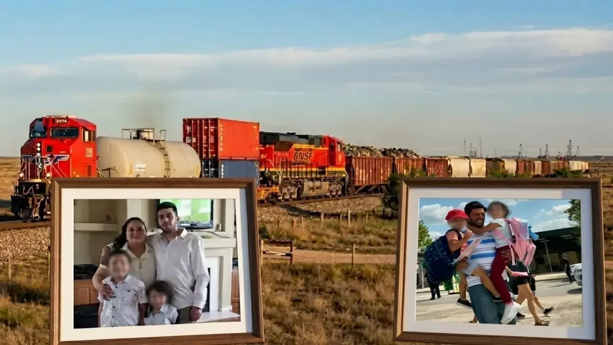 Carlos Eduardo Reyes Ramírez deja siete hijos huérfanos tras su muerte en un vagón de tren en Laredo, Texas.