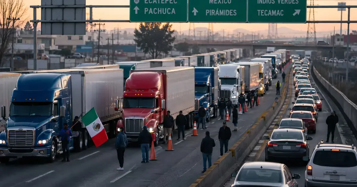 Transportistas y grupos sociales organizarán movilizaciones que afectarán la movilidad en la capital mexicana.