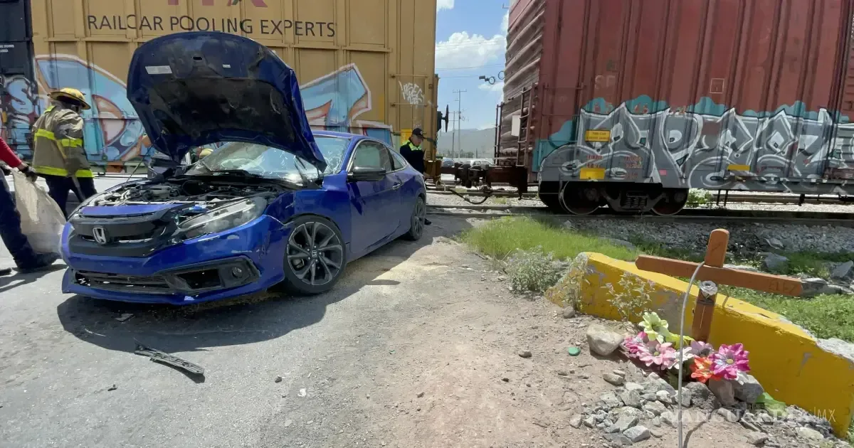 Un conductor no logró evitar el impacto, pero no hubo heridos graves.