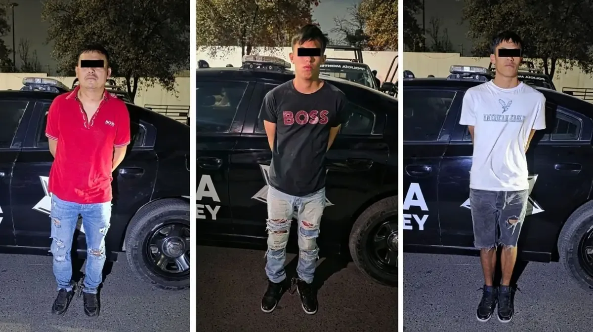 Tres jóvenes fueron detenidos por su vinculación a múltiples robos en la ciudad.