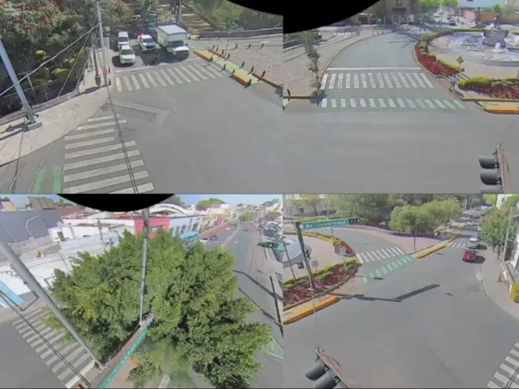 Tráfico en Corregidora Norte monitoreado por la nueva plataforma de AMEQ.