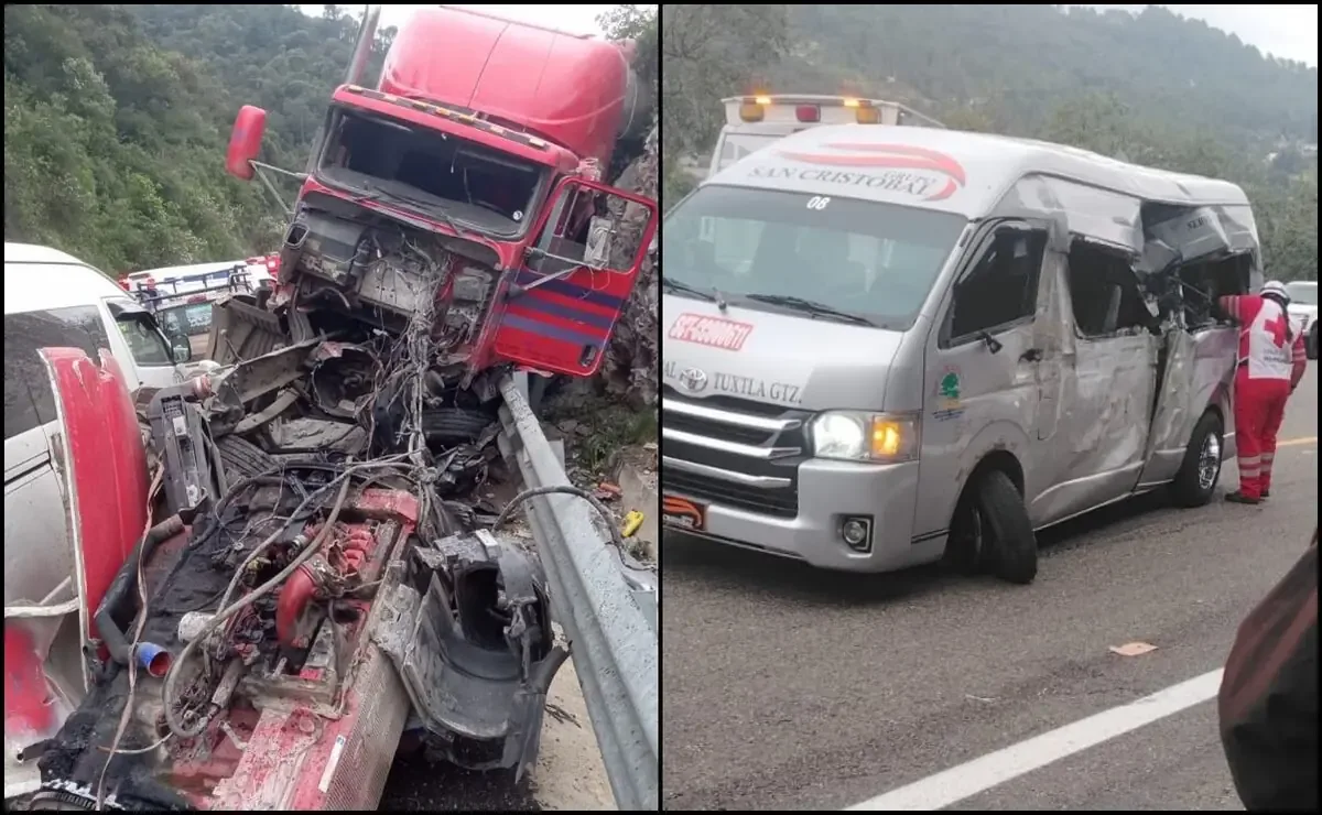 Un accidente en la autopista San Cristóbal-Chiapa de Corzo deja una persona fallecida y diversos lesionados.