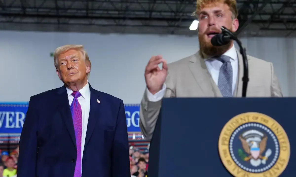 Trump promete respaldo total a Jake Paul, quien podría postularse a un cargo político en el futuro.