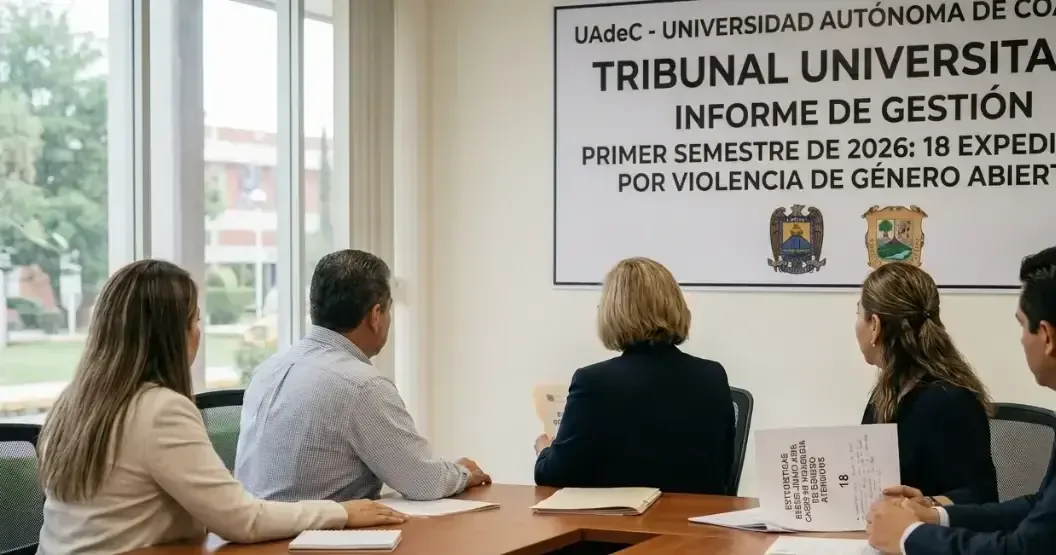 El Tribunal Universitario de la UAdeC aumentó su atención ante casos de violencia de género en el primer semestre del 2026.