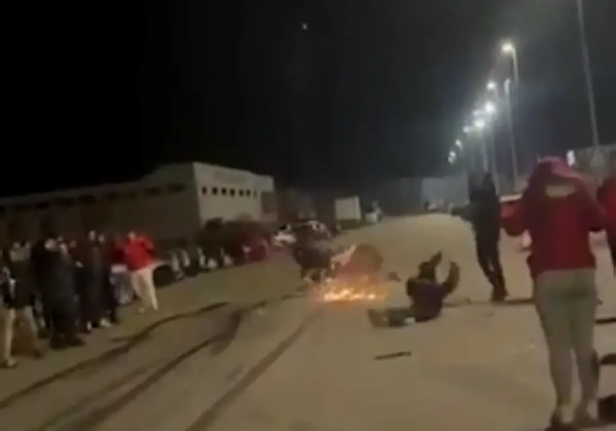 Un accidente en el polígono de Onzonilla involucra a jóvenes en una carrera que terminó en colisión.