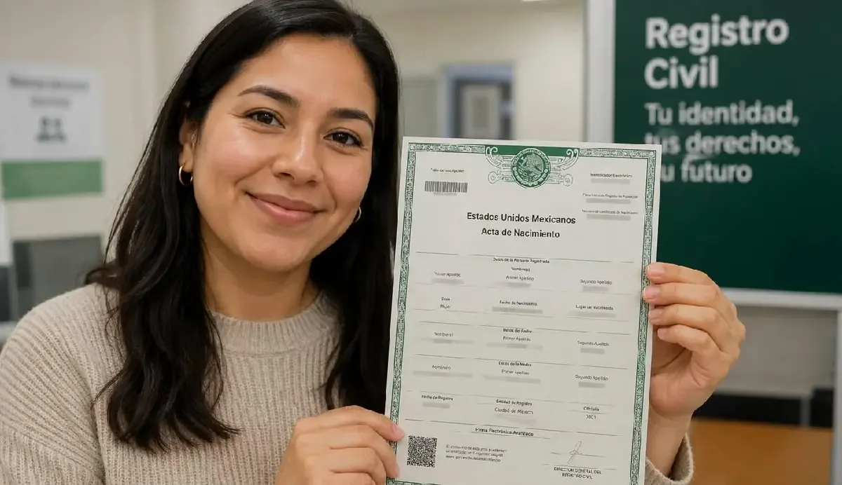 El acta de nacimiento es esencial para trámites legales en México y no tiene fecha de vencimiento.