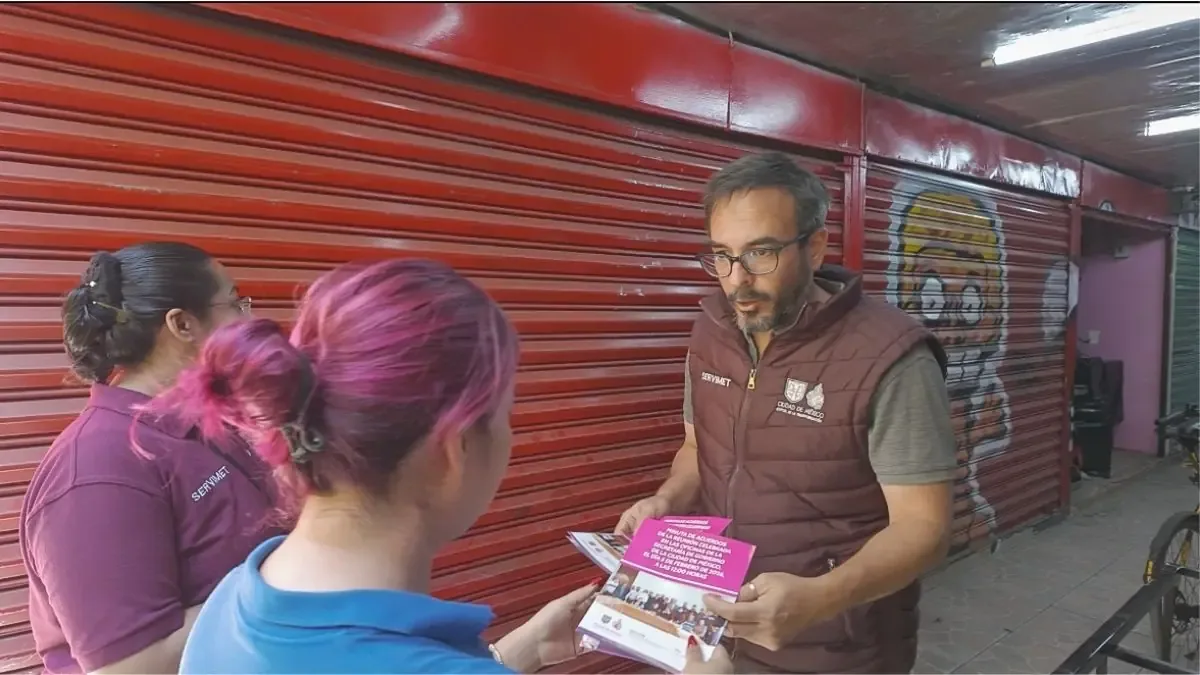 Un acuerdo formal busca estabilizar a comerciantes en la Calzada de Tlalpan.