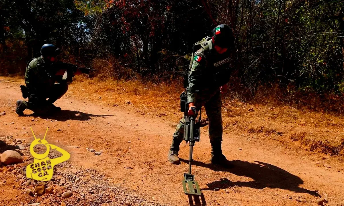 Un artefacto explosivo improvisado impactó a militares durante un patrullaje en Tierra Caliente.