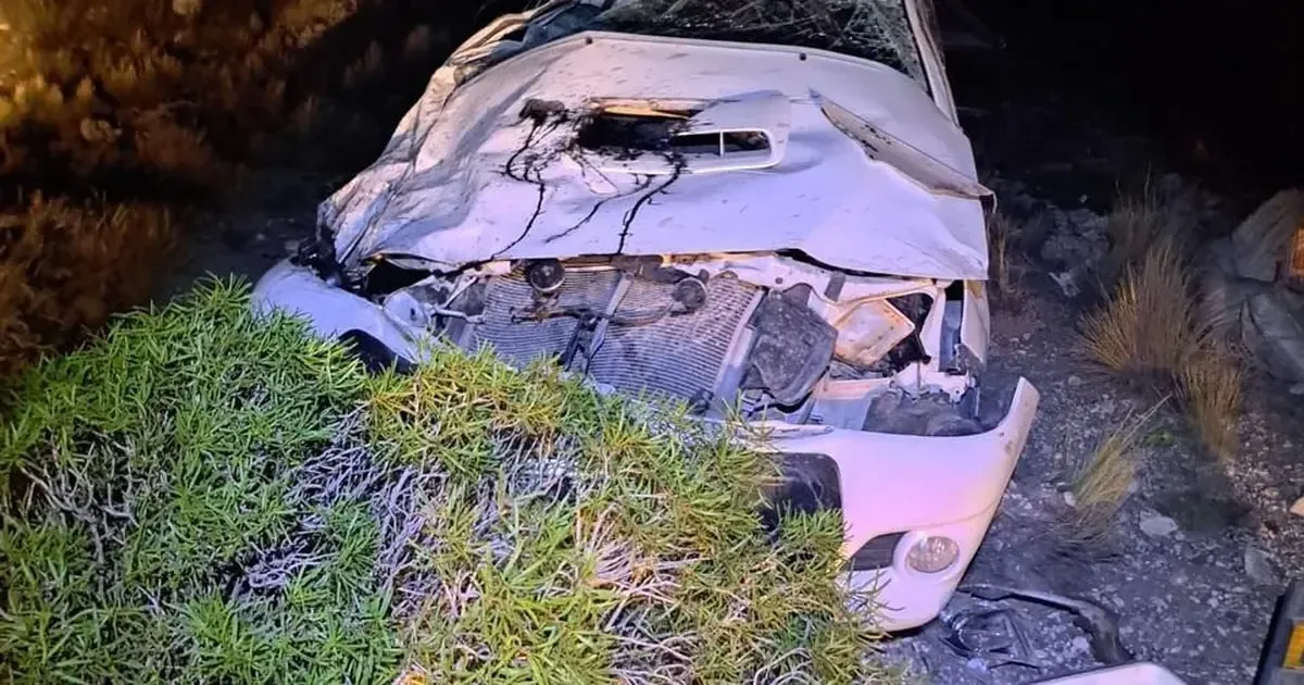 Un bebé de un año fue trasladado de urgencia a San Rafael tras un accidente en la Ruta Provincial 186.