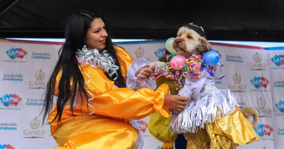 Un concurso en Bolivia celebró los íconos del carnaval andino con coloridas mascotas.
