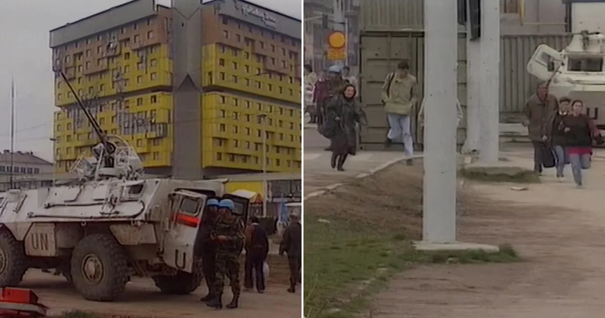 Un edificio dañado por la guerra en Sarajevo, símbolo de un asedio prolongado.