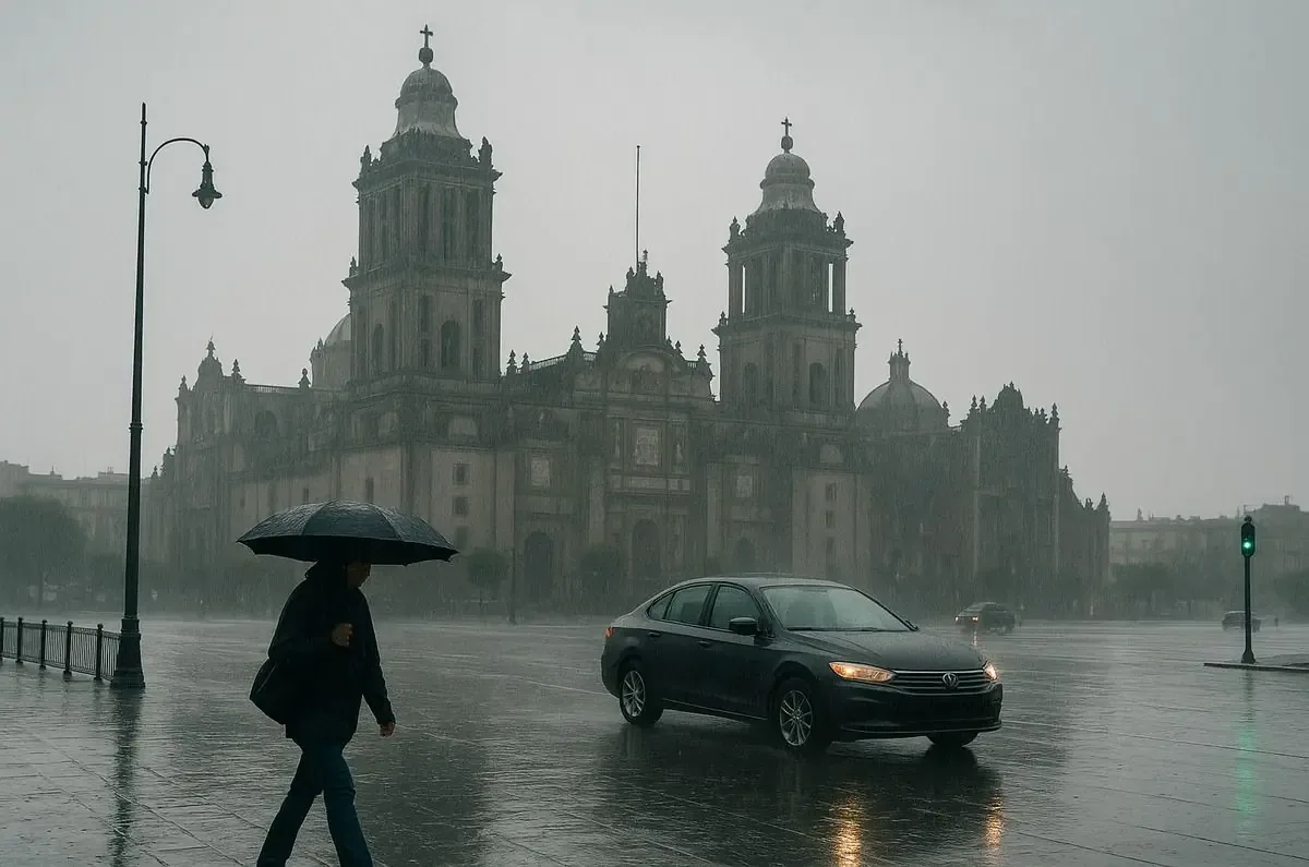 Un frente frío generará chubascos y temperaturas frías en la capital.