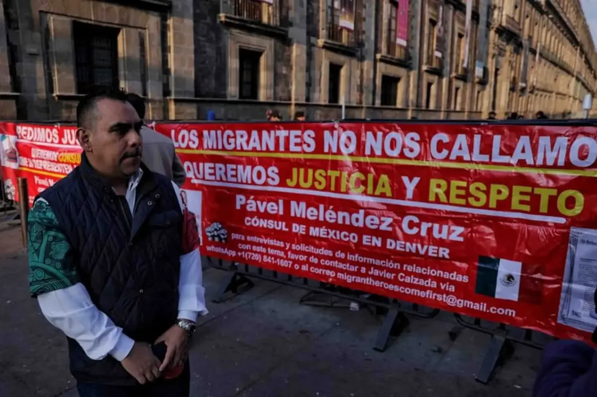 Un grupo exige atención de la Presidenta Claudia Sheinbaum y una reforma consular.