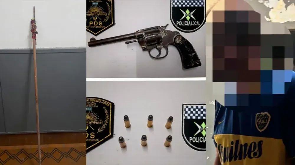 Un hombre amenazó a su pareja y agredió a oficiales durante su arresto.
