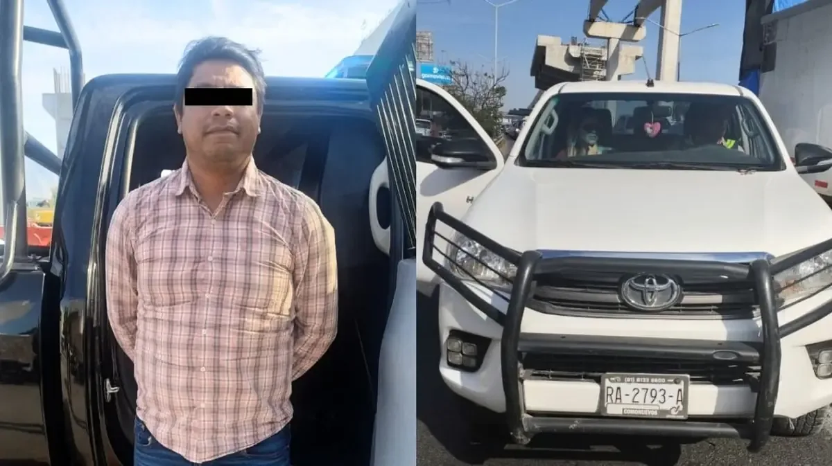 Un hombre fue arrestado tras ser detectado con un vehículo reportado como robado.